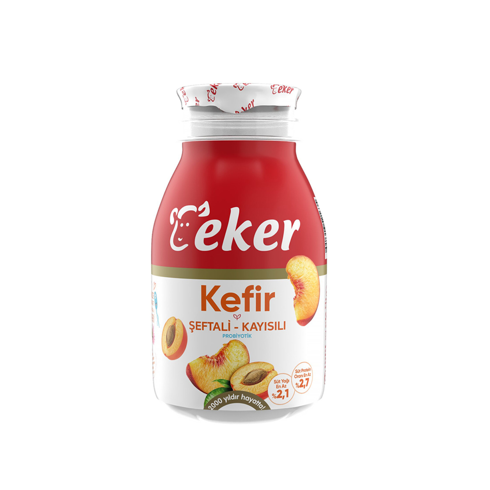 Eker Şeftali Kayısılı Kefir 200 ml