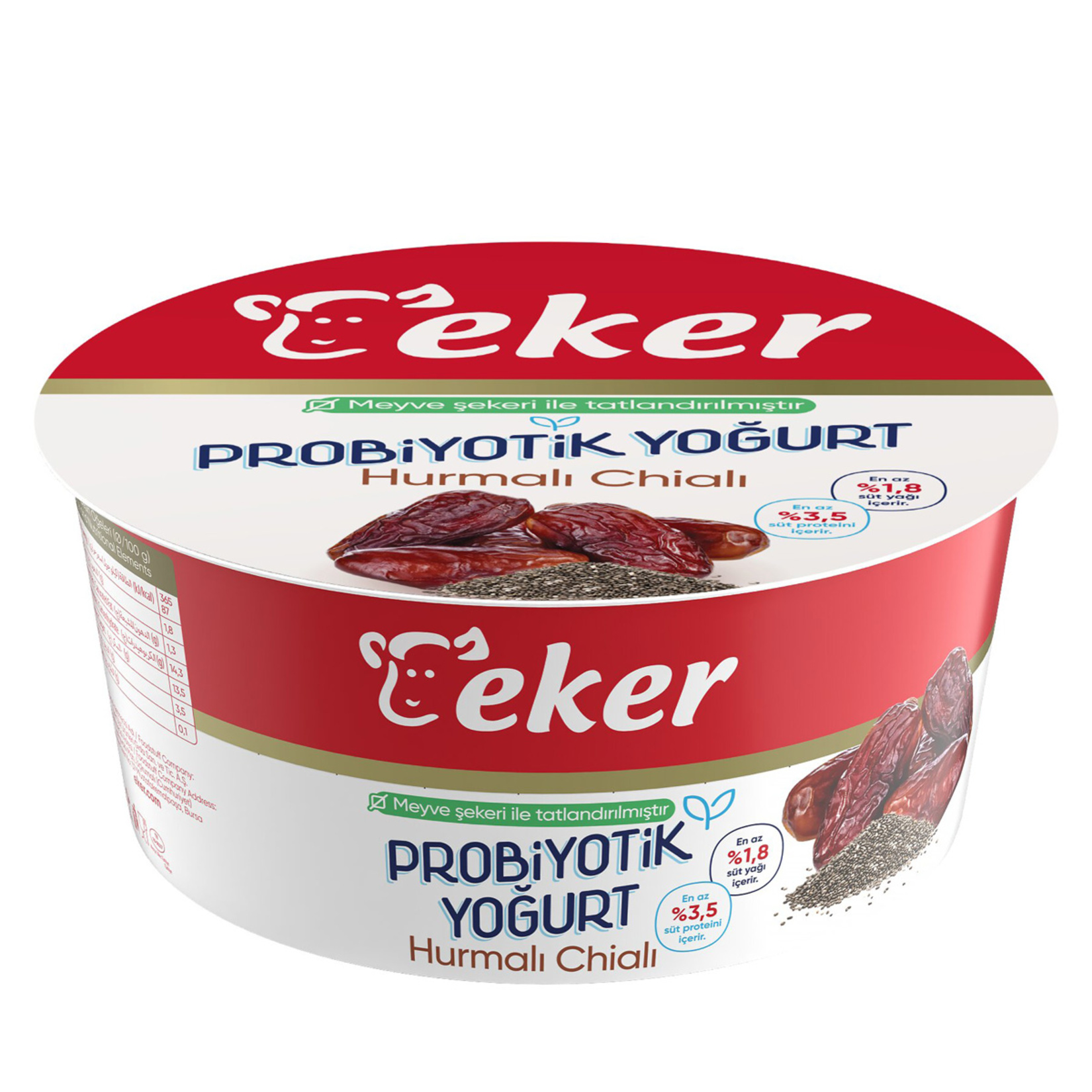 Eker Hurmalı Chiali Probiyotik Yoğurt 125 g