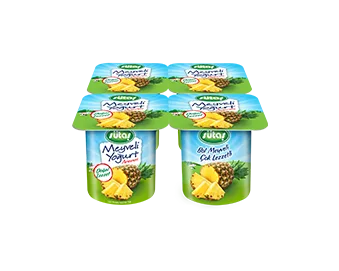 Sütaş Meyveli Yoğurt Ananas 4x115 g