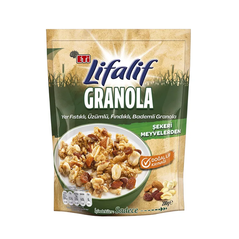 Lifalif Granola Kuruyemişli 200 g