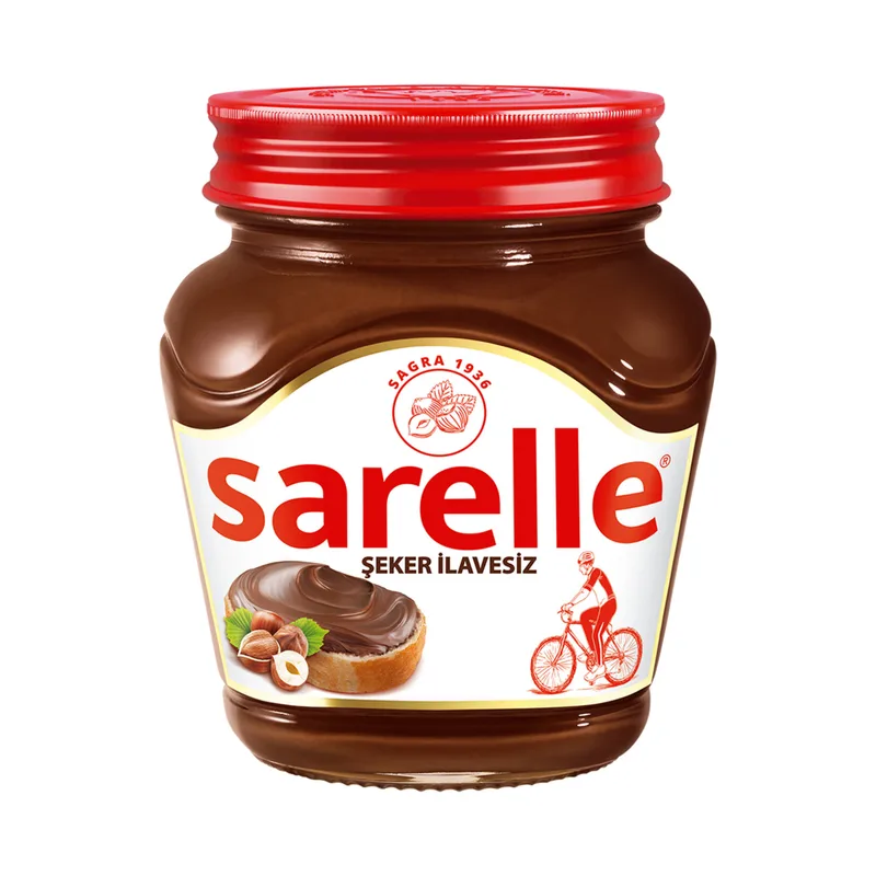 Sarelle Şeker İlavesiz Kakaolu Fındık Ezmesi 350 g