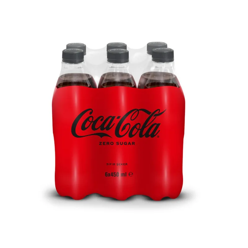 Coca-Cola Zero Sugar 450 ml 6'lı Paket