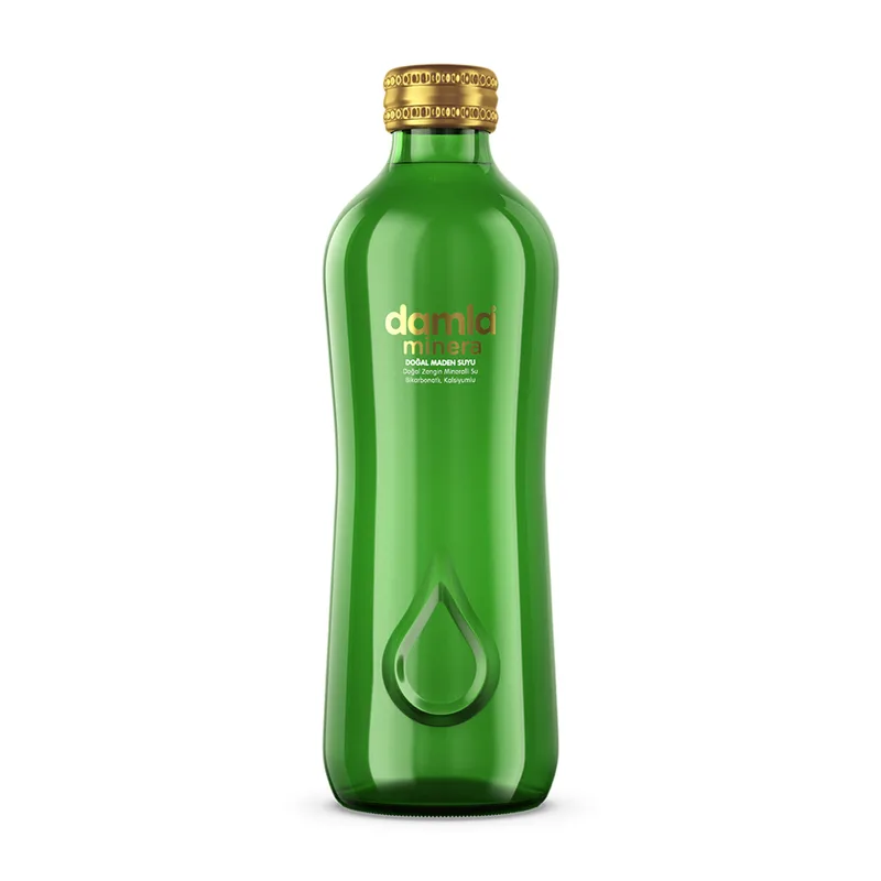 Damla Minera Maden Suyu 330 ml Cam Şişe