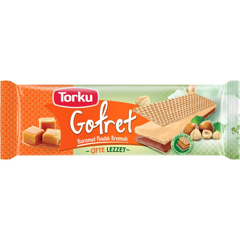 Torku Gofret Karamelli Fındıklı 142 g