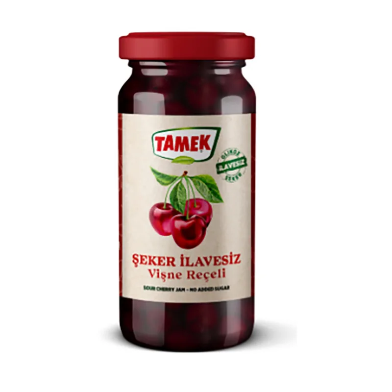 Tamek Stevialı Şeker İlavesiz Vişne Reçeli 290 g