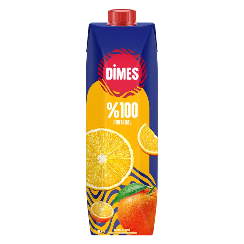 Dimes %100 Portakal Suyu 1 L