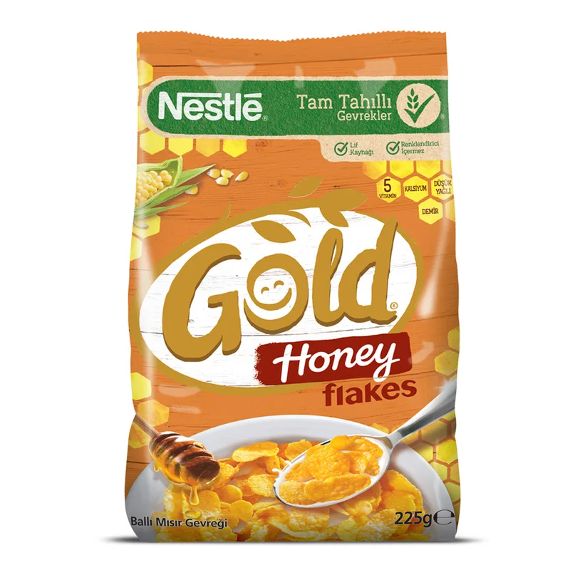 Nestle Gold Honey Flakes Ballı Mısır Gevreği 225 g