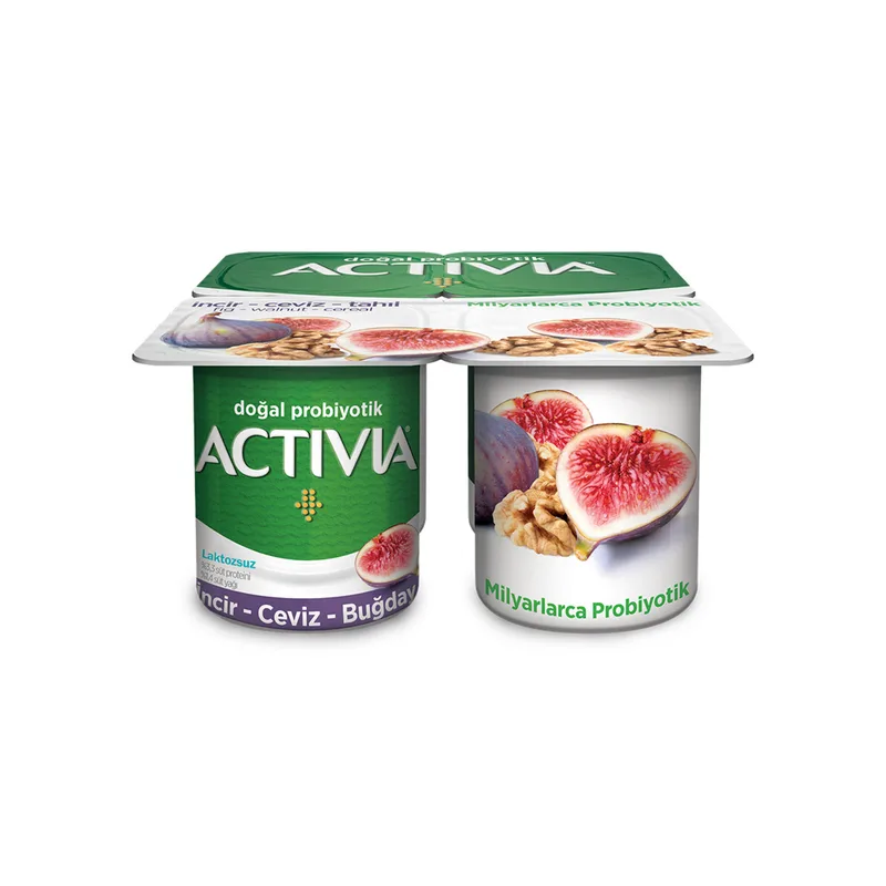 Activia Doğal Probiyotik İncir & Ceviz & Tahıl Yoğurt 4x100 g