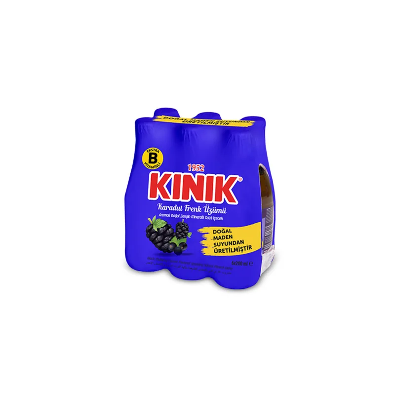 Kınık Maden Suyu Karadut & Frenk Üzümü 6x200 ml