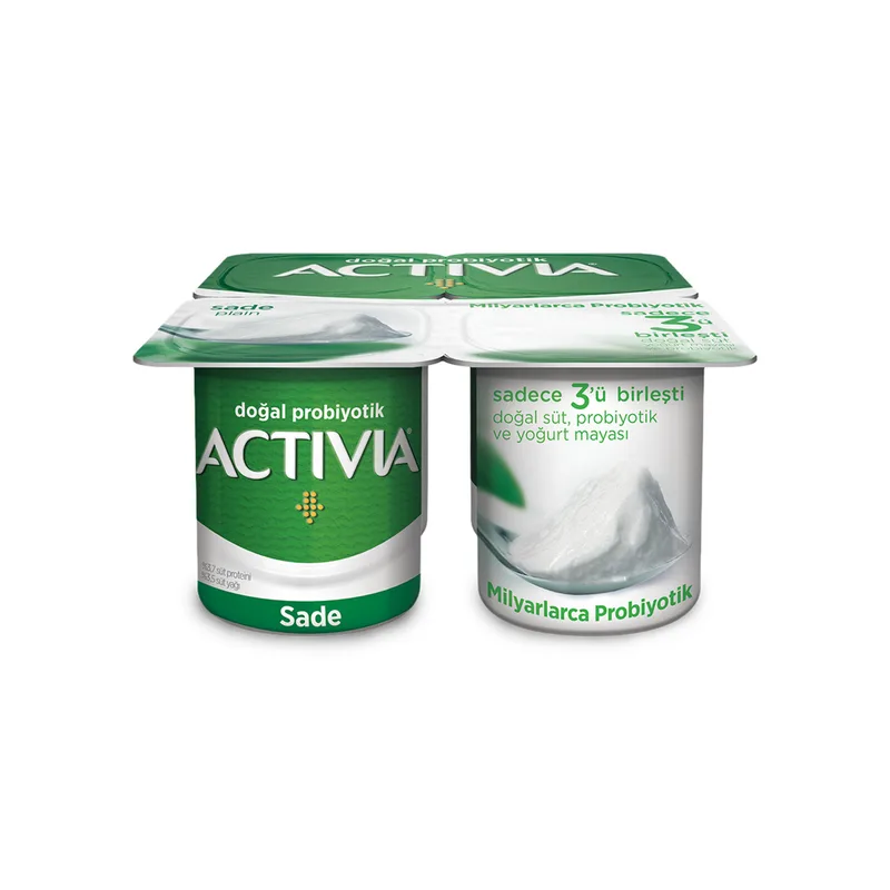 Activia Doğal Probiyotik Sade Yoğurt 4x100 g