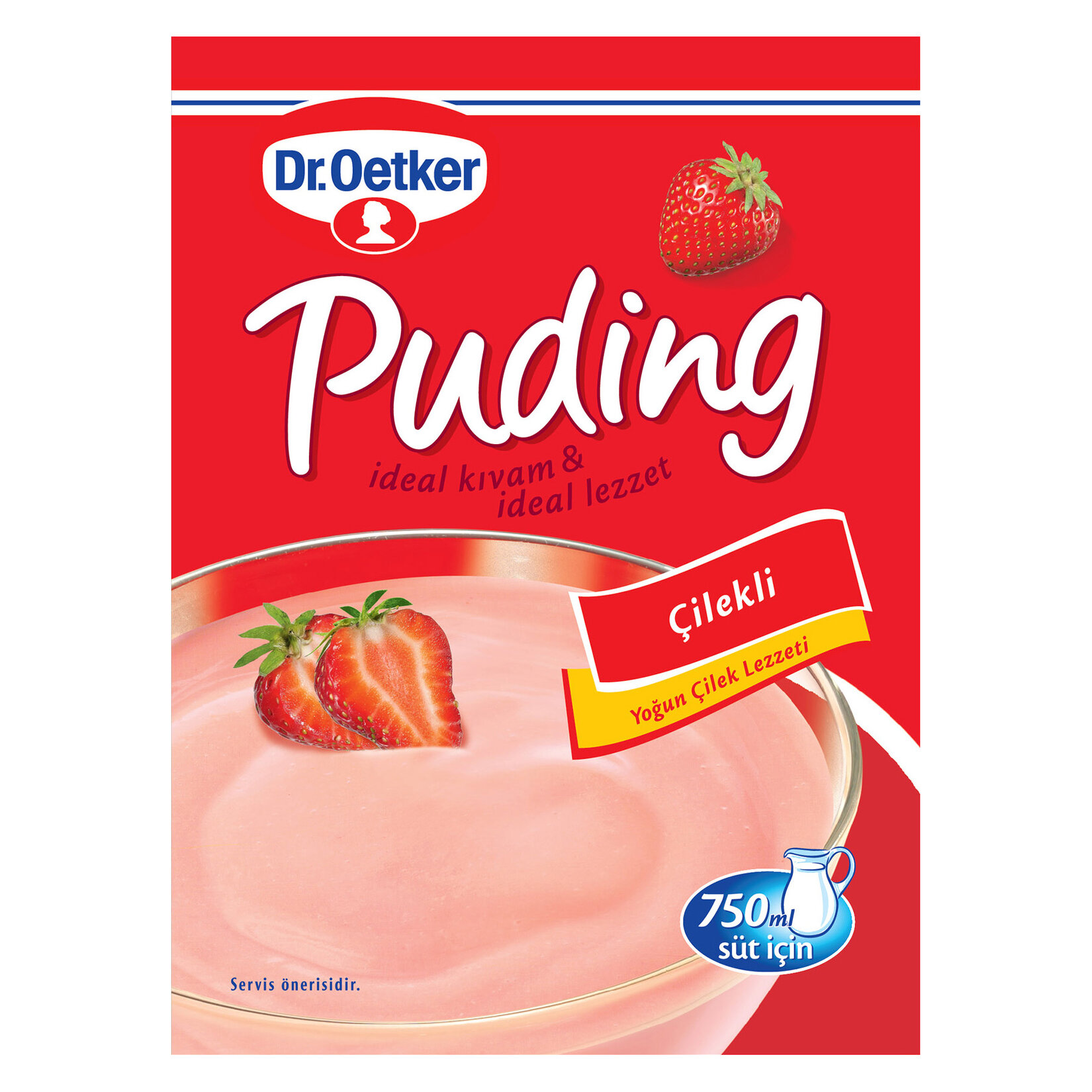 Dr. Oetker Çilekli Puding Toz Karışımı
