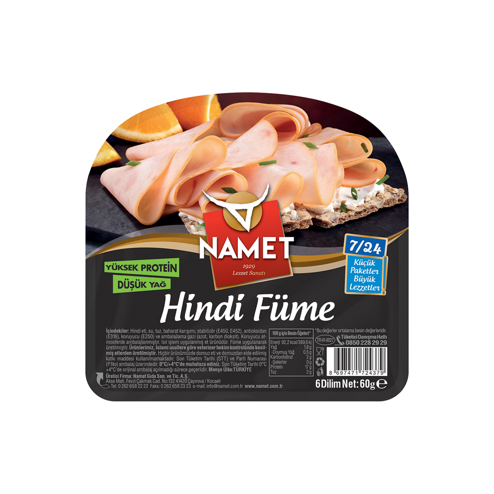 Namet Hindi Füme 7/24