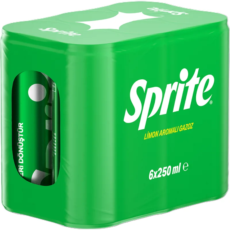 Sprite 250 ml 6'lı Kutu