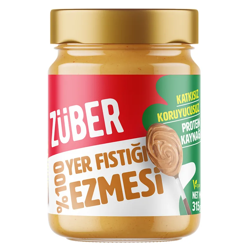 Züber %100 Fıstık Ezmesi 315 g