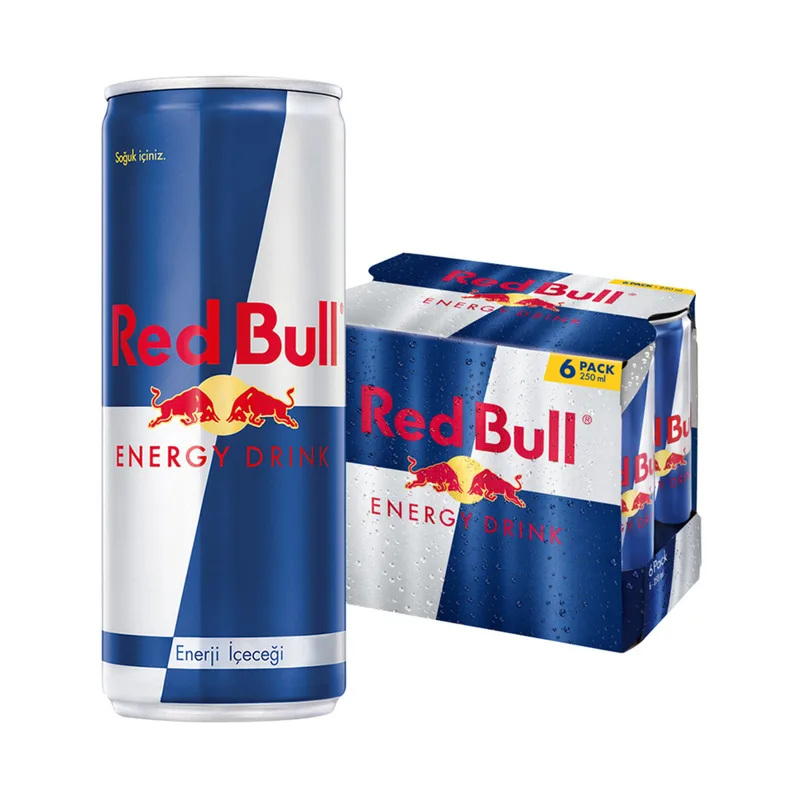 Red Bull Enerji İçeceği 6x250 ml Paket