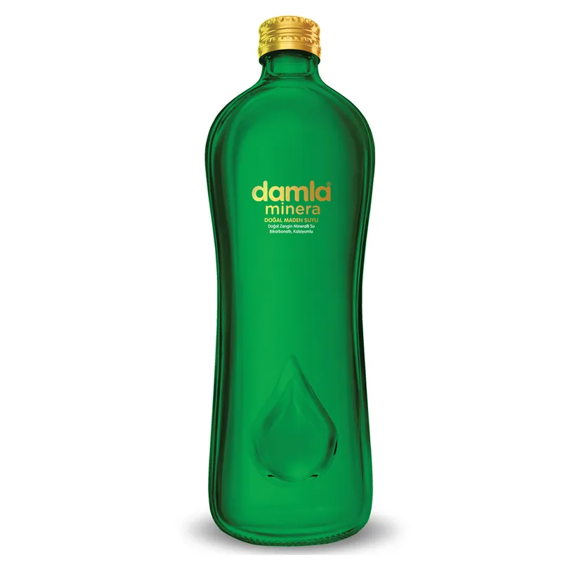 Damla Minera Maden Suyu 750 ml Cam Şişe