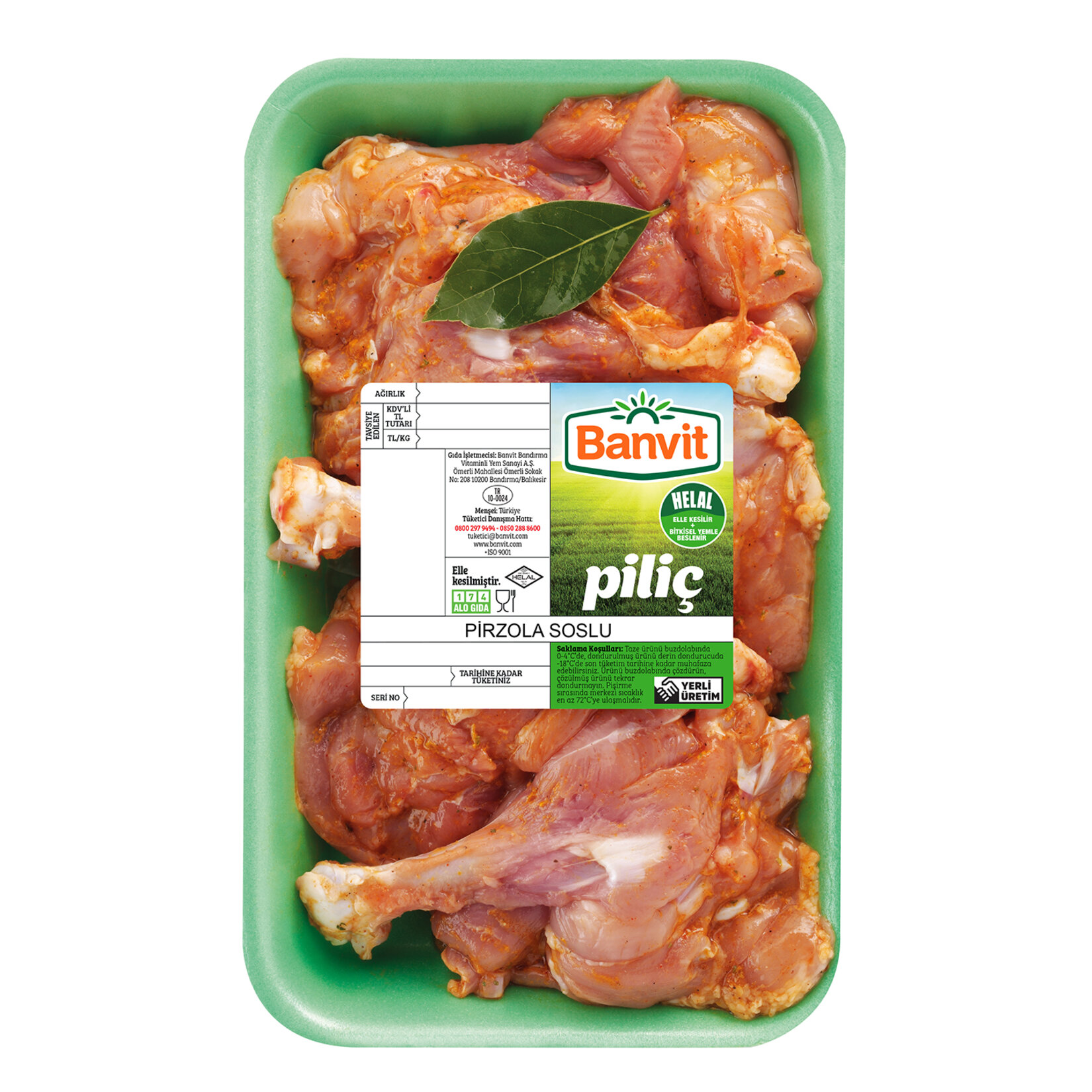 Banvit Soslu Piliç Pirzola