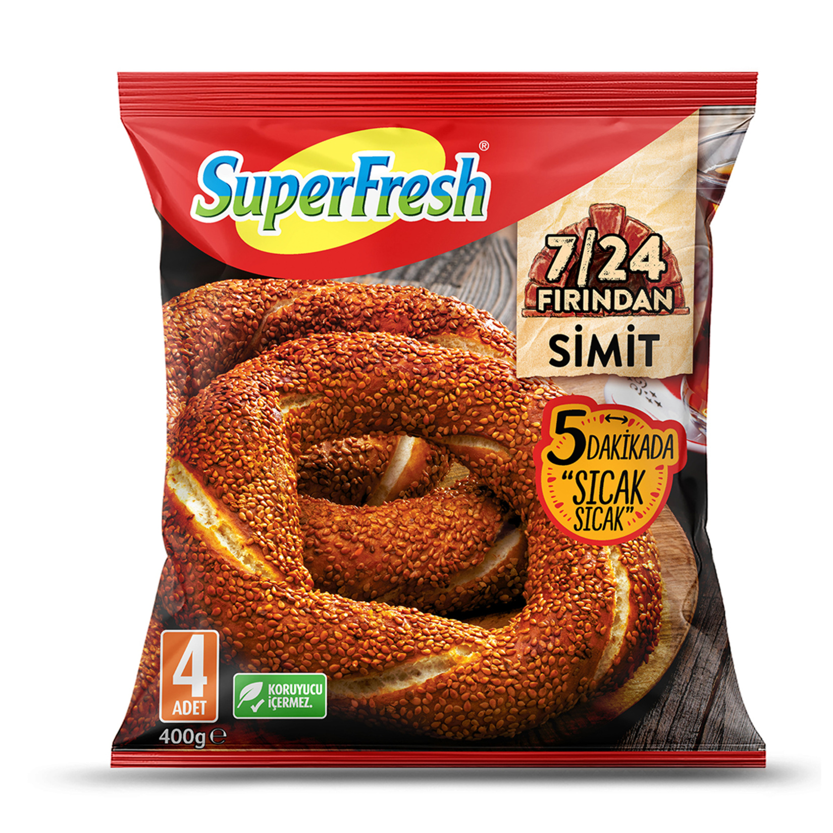 SuperFresh 7/24 Fırından Simit