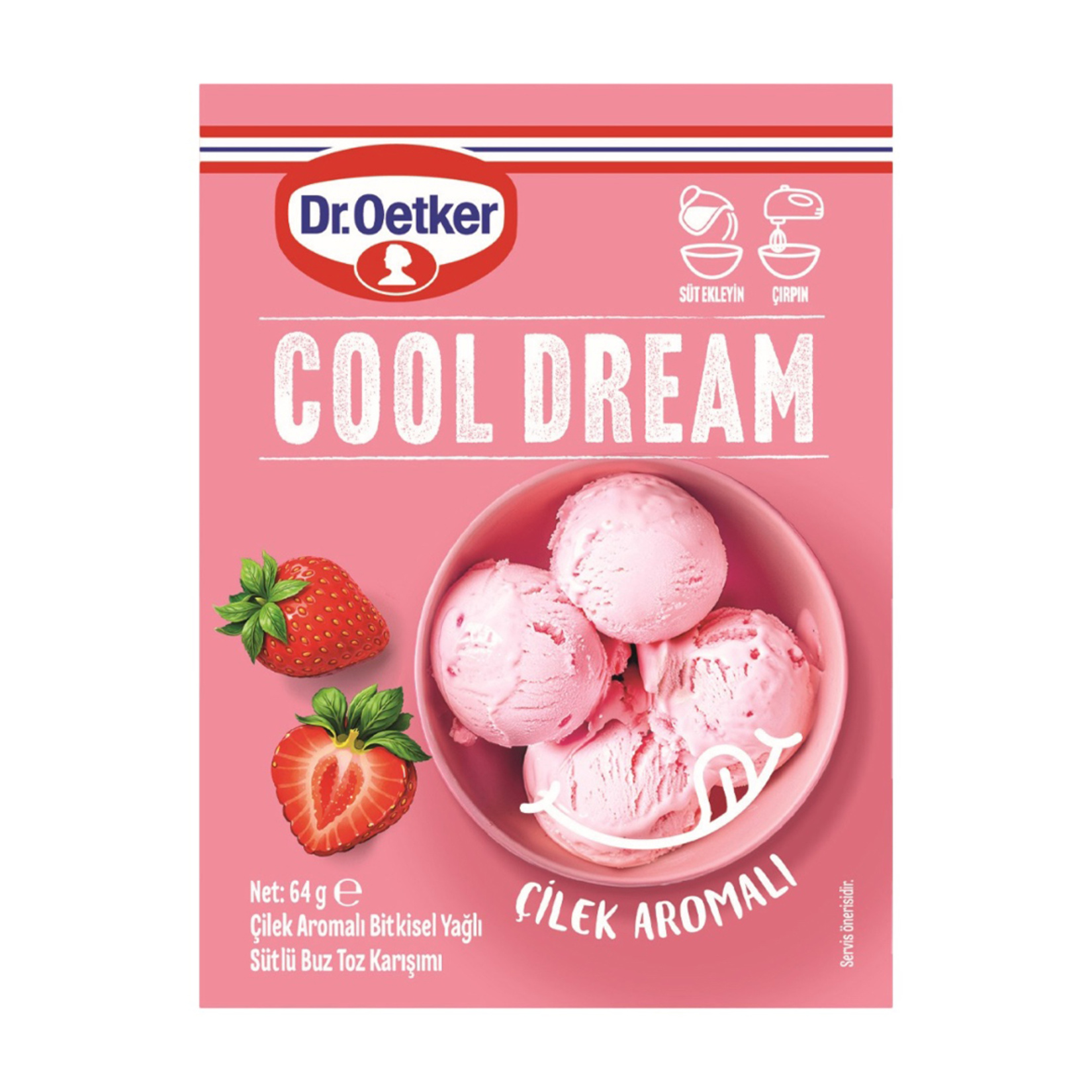 Dr. Oetker Cool Dream Çilek Aromalı