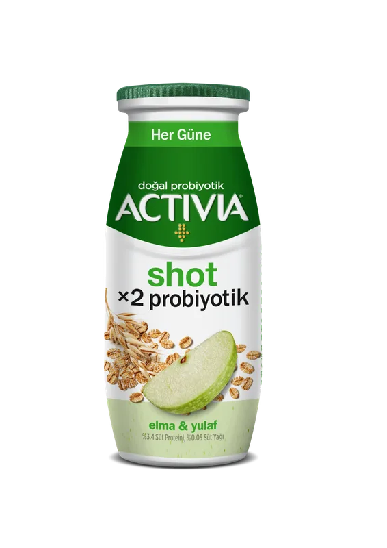 Activia Probiyotik Shot Elmalı & Yulaflı 80 ml