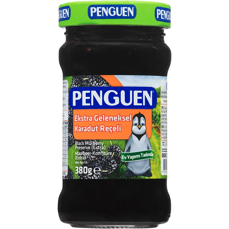 Penguen Ekstra Geleneksel Karadut Reçeli 380 g