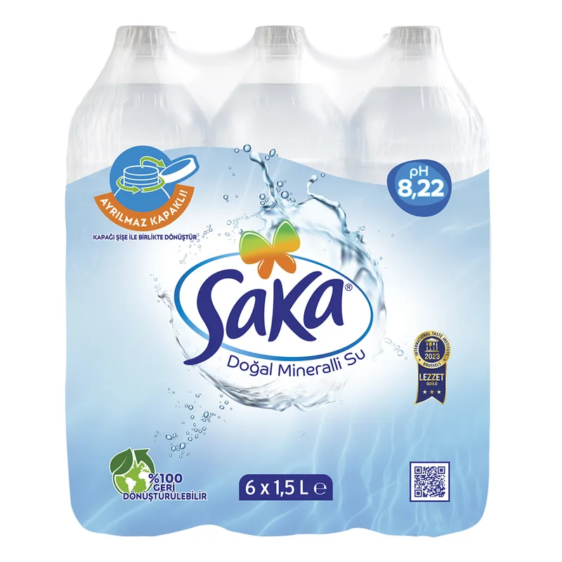 Saka Su 6x1,5 L Paket