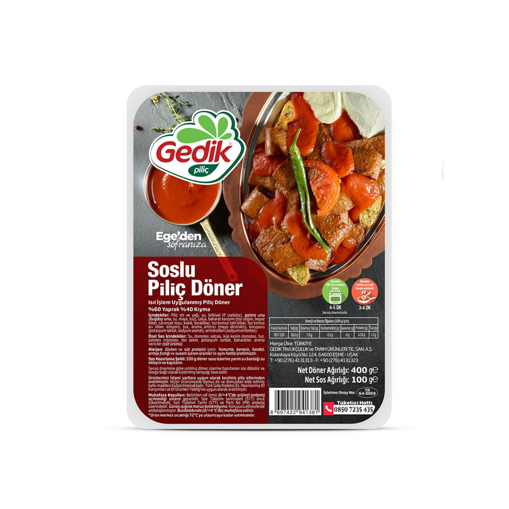 Gedik Soslu Piliç Döner
