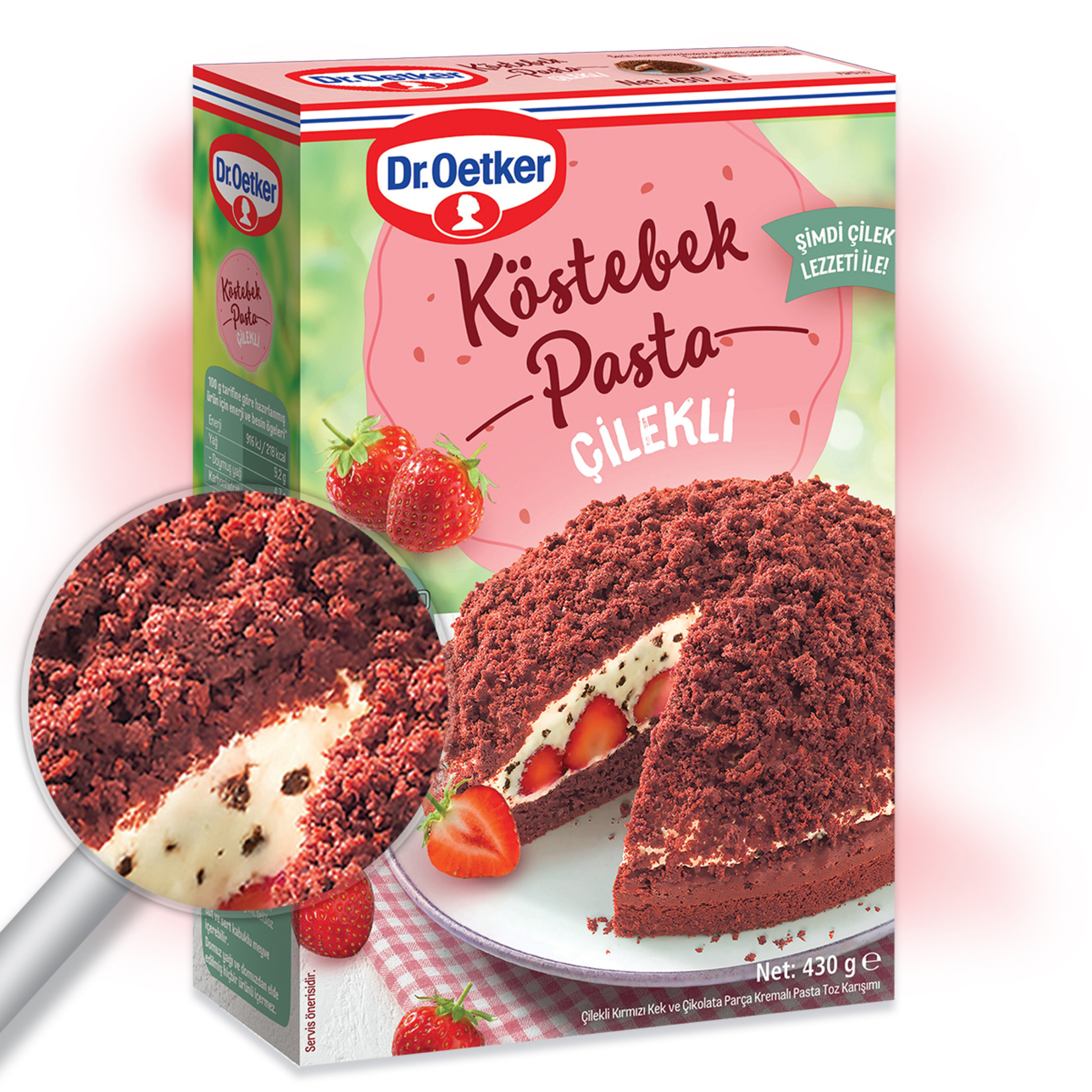 Dr. Oetker Çilekli Köstebek Pasta