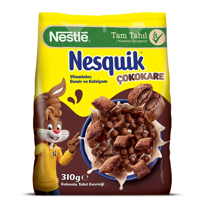 Nestle Nesquik Çokokare Çikolatalı Tahıl Gevreği 310 g
