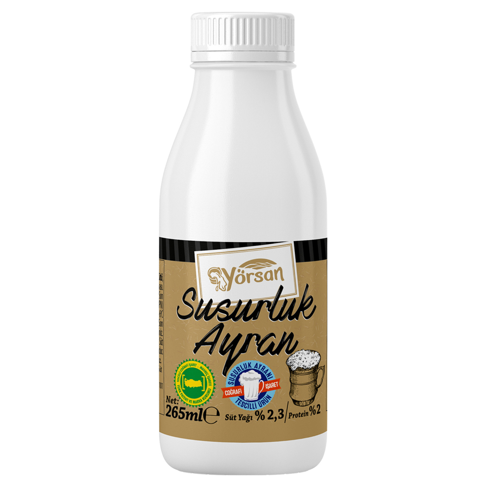 Yörsan Susurluk Ayran %2,3 Yağlı 265 ml