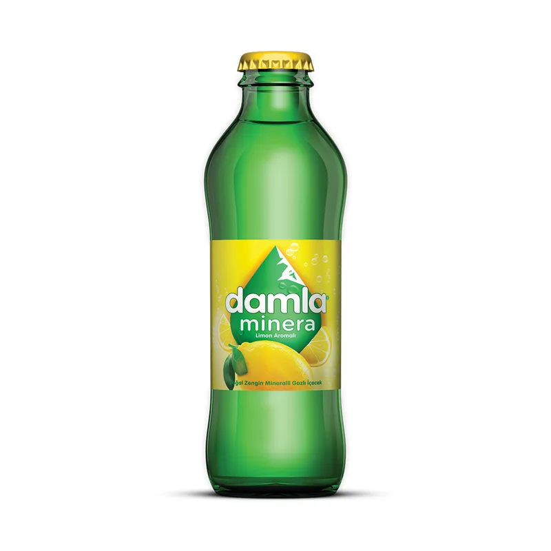 Damla Minera Limonlu Maden Suyu 200 ml