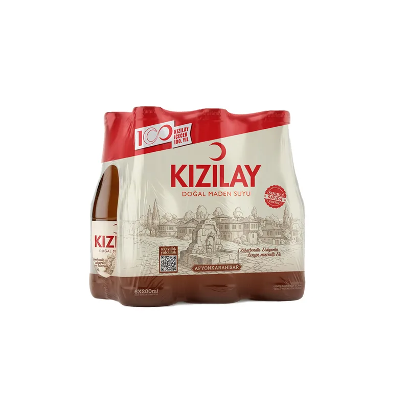 Kızılay Maden Suyu Nostalji 6x200 ml