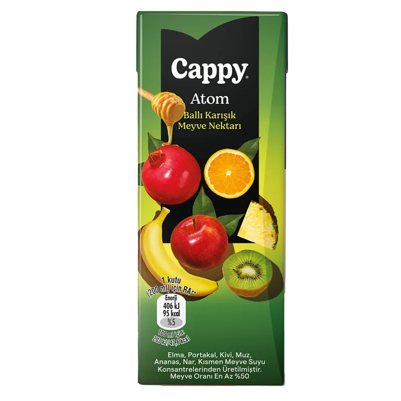 Cappy Atom Karışık Meyve Nektarı 200 ml