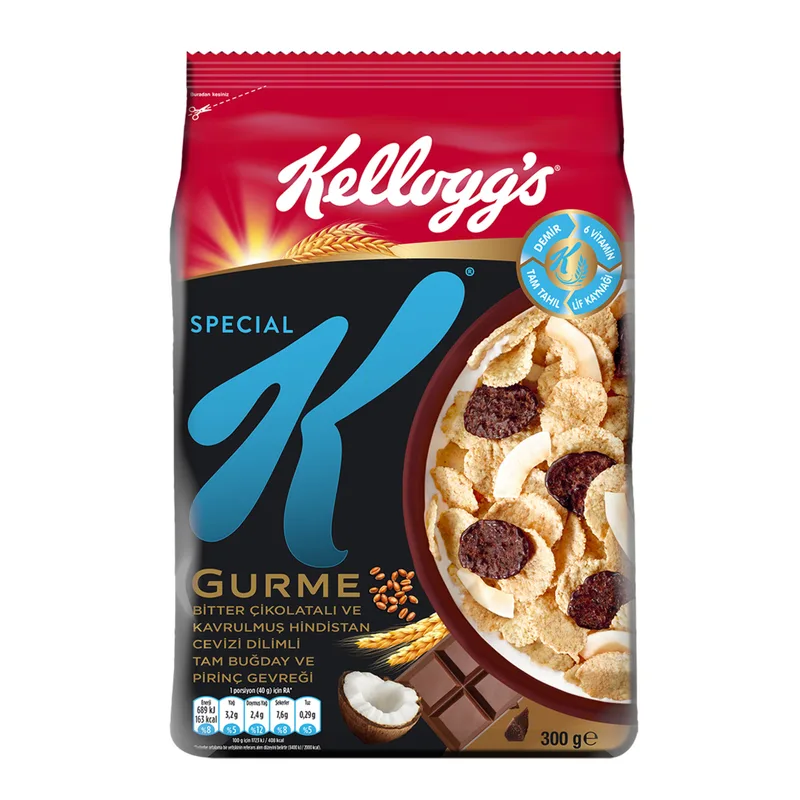 Kellogg's Special Gurme Tam Buğday & Pirinç Gevreği 300 g
