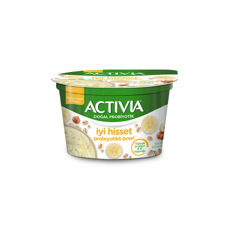 Activia İyi Hisset Probiyotik Bowl Muz Yulaflı 150 g