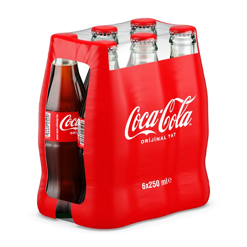 Coca-Cola 250 ml 6'lı Cam Şişe