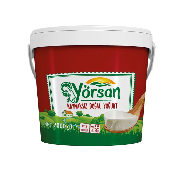 Yörsan Kaymaksız Yoğurt Tam Yağlı 2000 g
