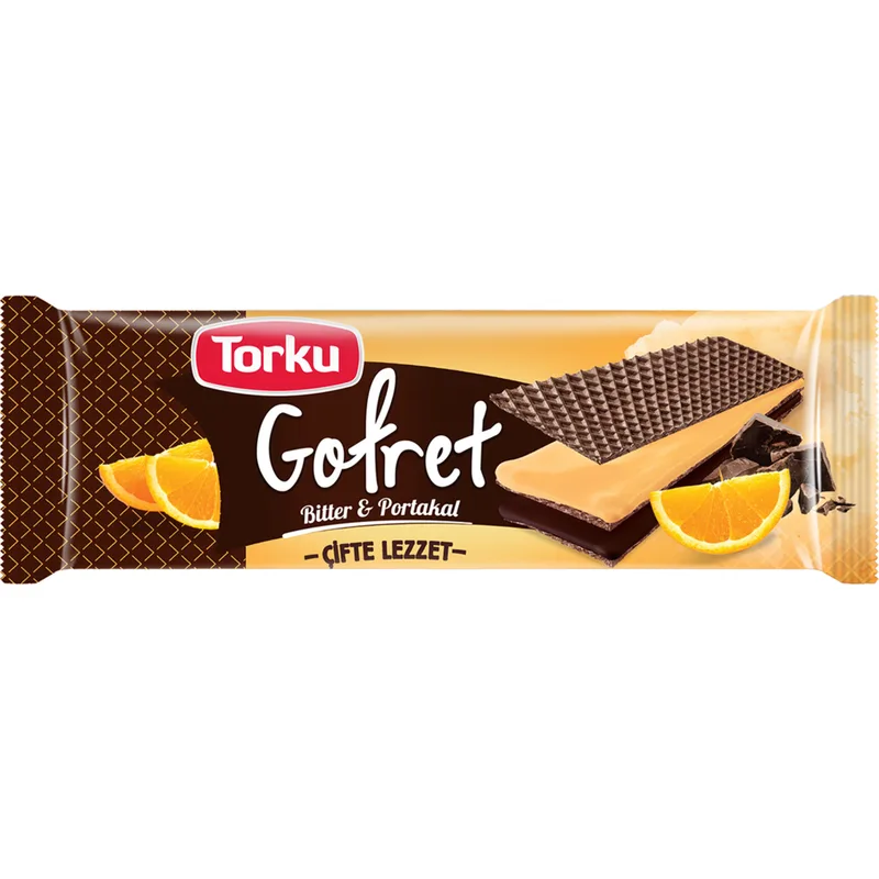 Torku Portakal&Çikolata Kremal Kakaolu Gofret 142 g