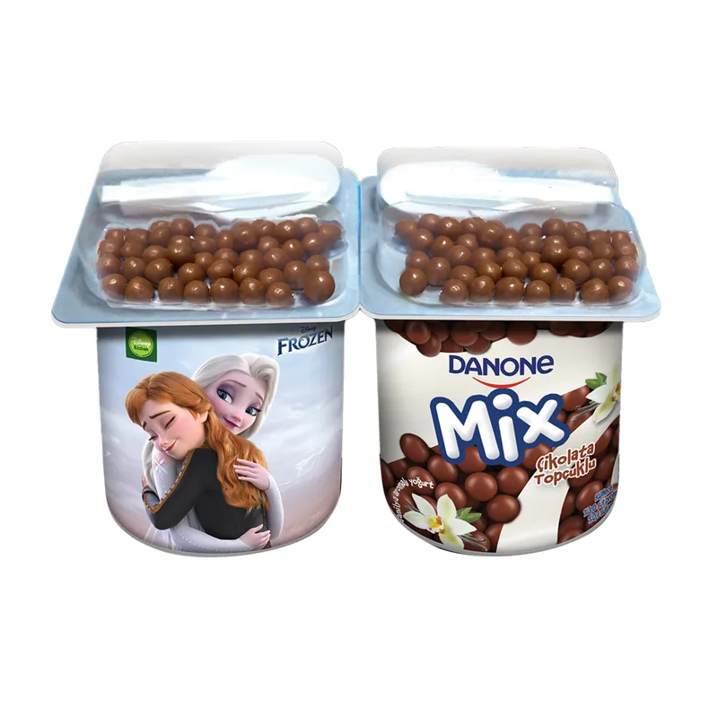 Danone Mix Çikolata Toplu Vanilya Aromalı Yoğurt 90 g