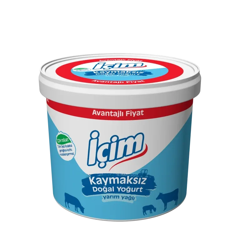 İçim Kaymaksız Yarım Yağlı Yoğurt 3000 g