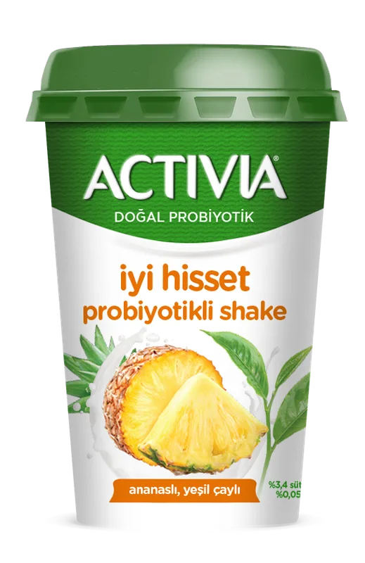 Activia Probiyotikli Shake Ananaslı & Yeşil Çaylı 200 ml