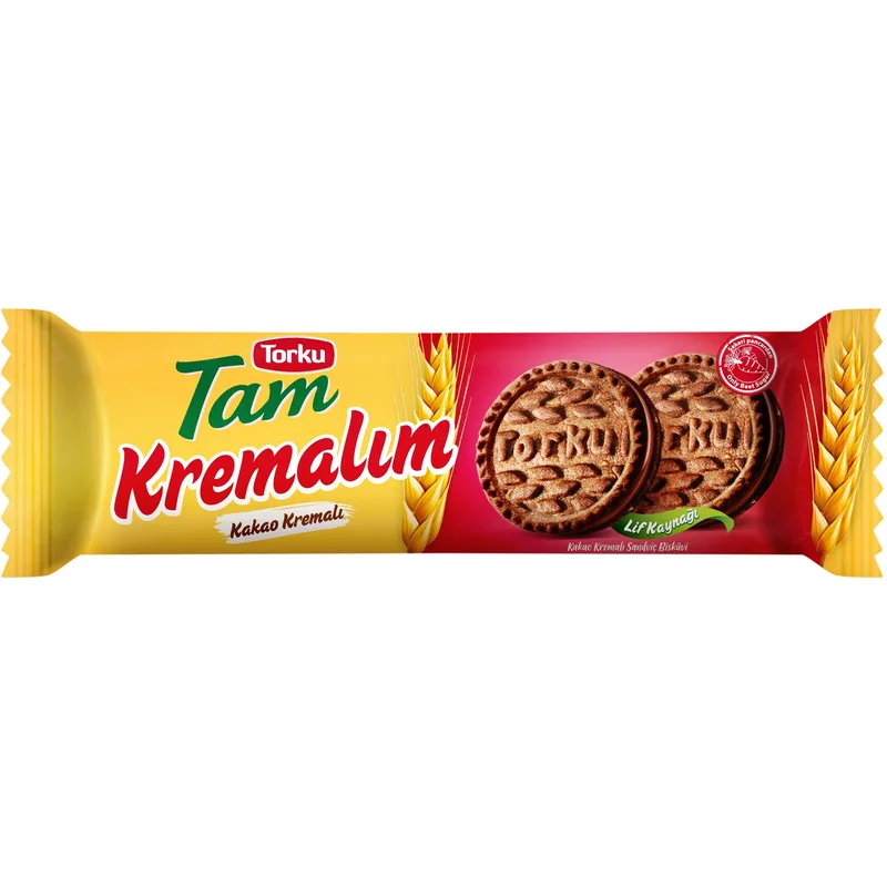 Torku Tam Kremalım Kakao Kremalı Bisküvi 83 g