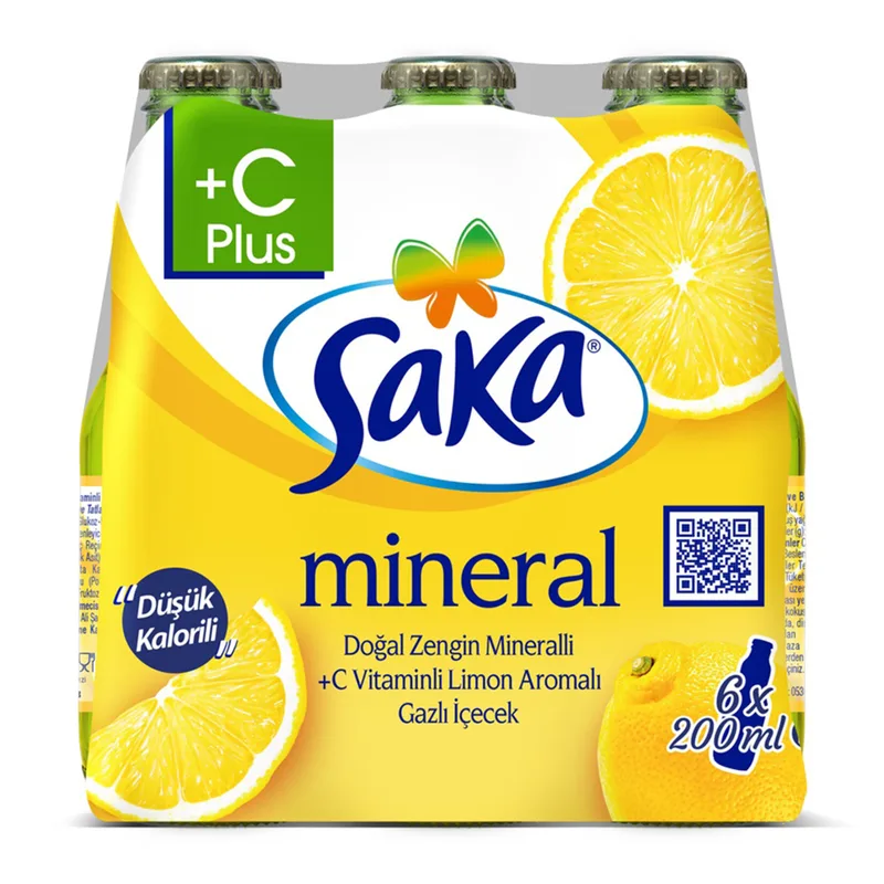 Saka Maden Suyu C Vitaminli Limon 6x200 ml