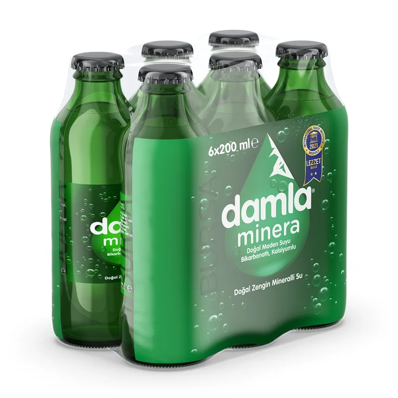 Damla Minera Maden Suyu 6x200 ml