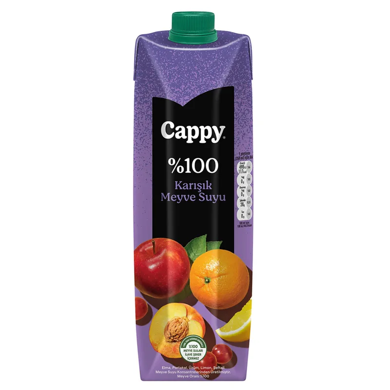 Cappy %100 Karışık Meyve Suyu 1 L