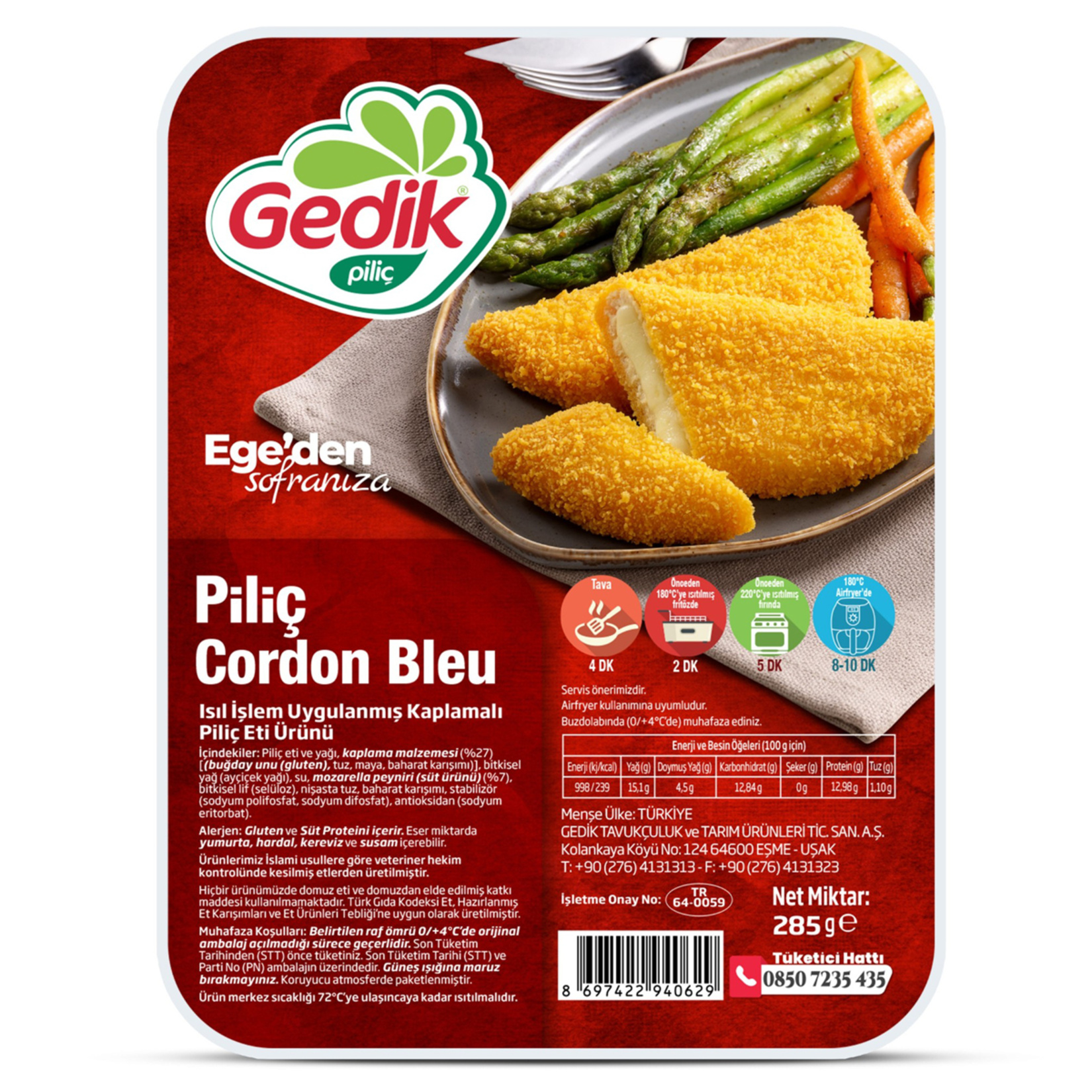 Gedik Piliç Cordon Bleu