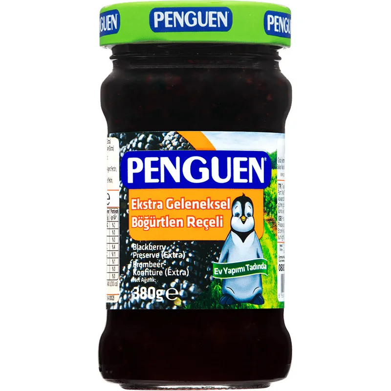 Penguen Ekstra Geleneksel Böğürtlen Reçeli 380 g