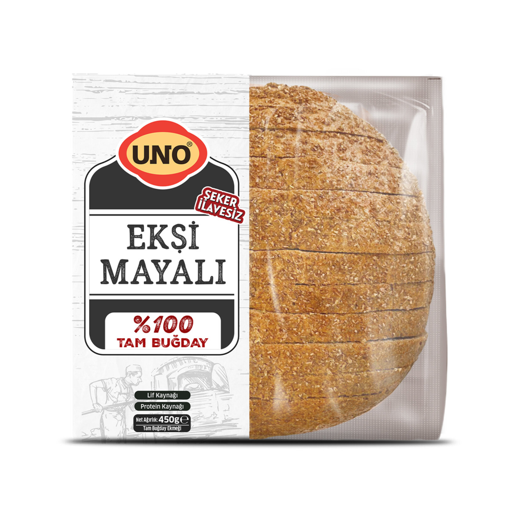 Uno Ekşi Mayalı Tam Buğday Ekmek