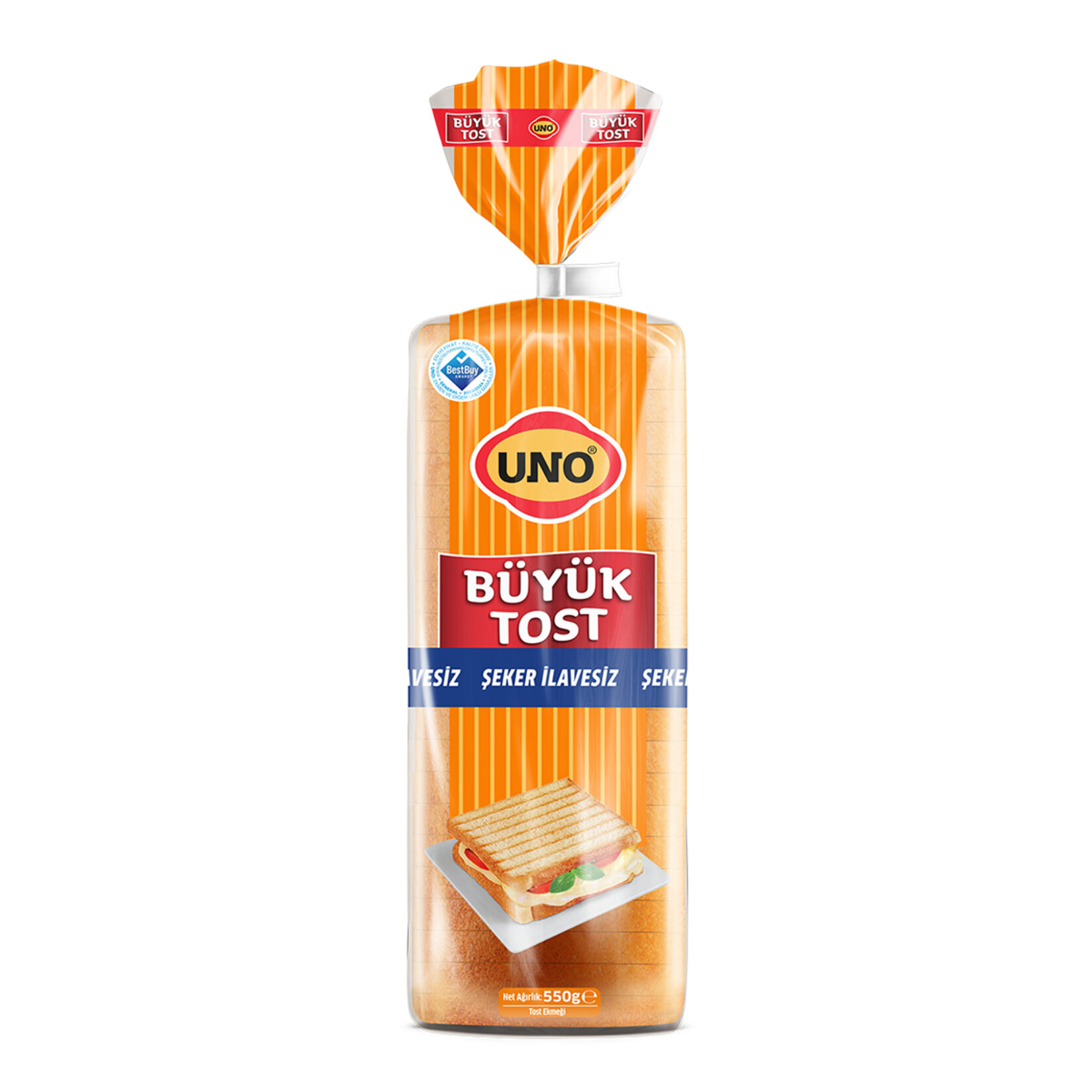 Uno Büyük Tost Ekmeği 550 g