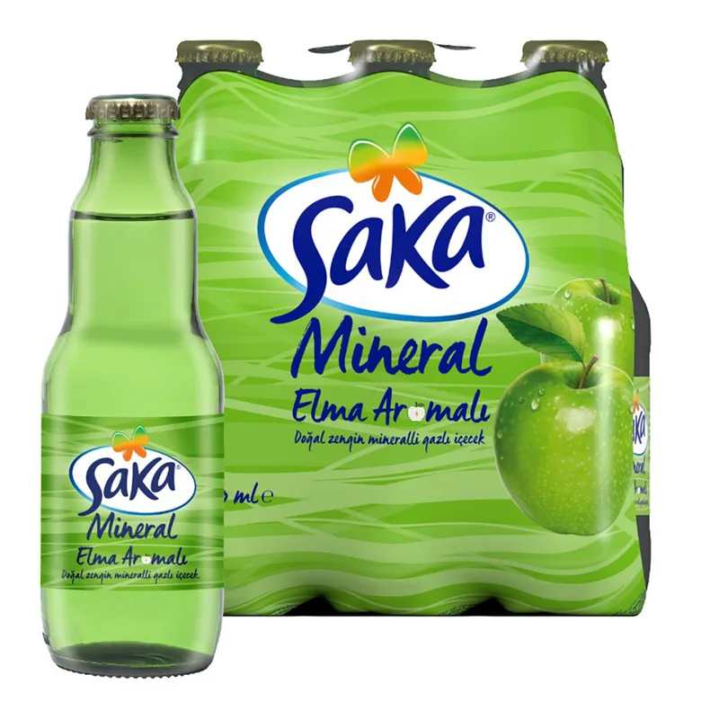 Saka Maden Suyu Elmalı 6x200 ml